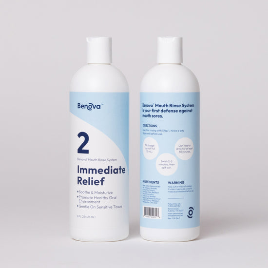 Mouth Rinse System (16 oz) – Two-Step Relief | Benova